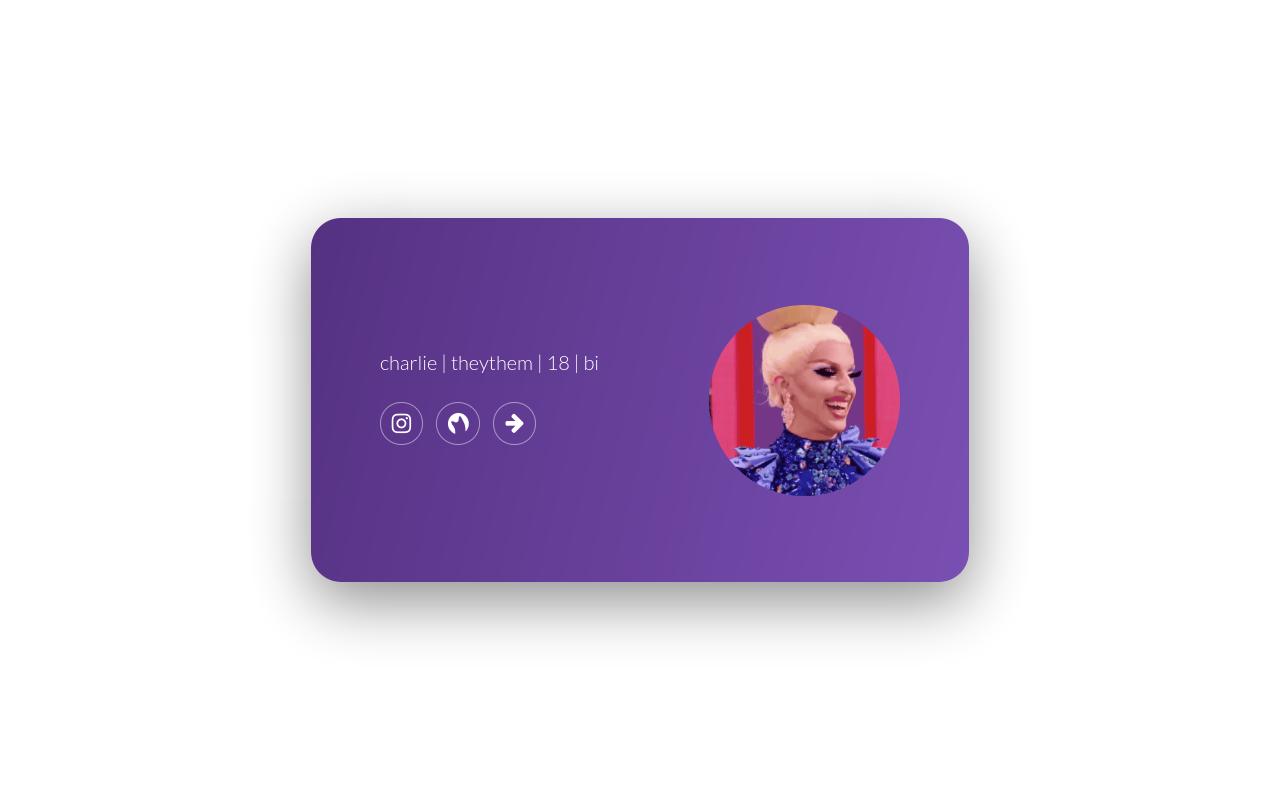 Carrd profile picture for @cracker